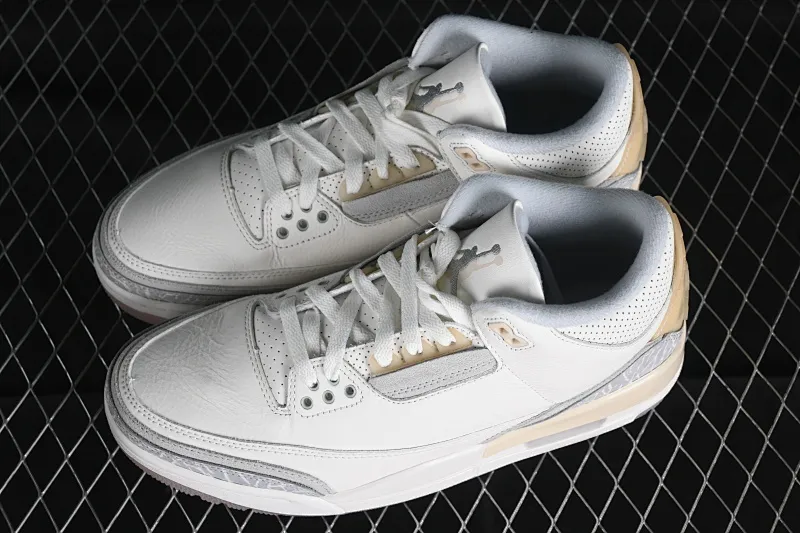 All categories Air Jordan Jordan series basketball shoes Air Jordan 3 C version Air Jordan 3 "Craft Ivory" AJ3 Joe 3 ivory white full first layer FJ9479-100